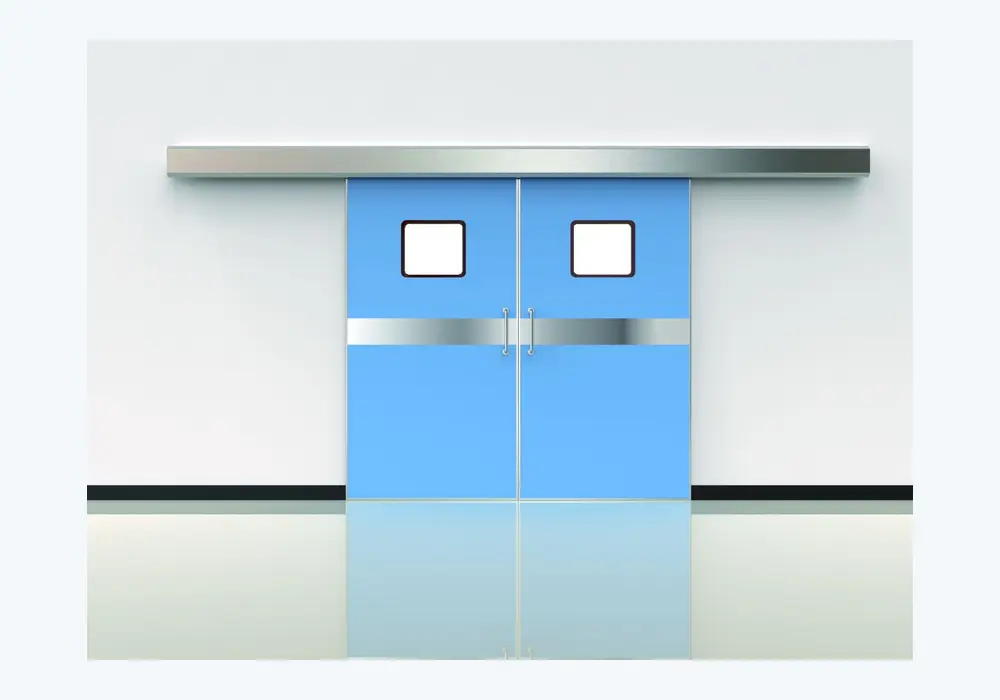 Automatic cleanroom door