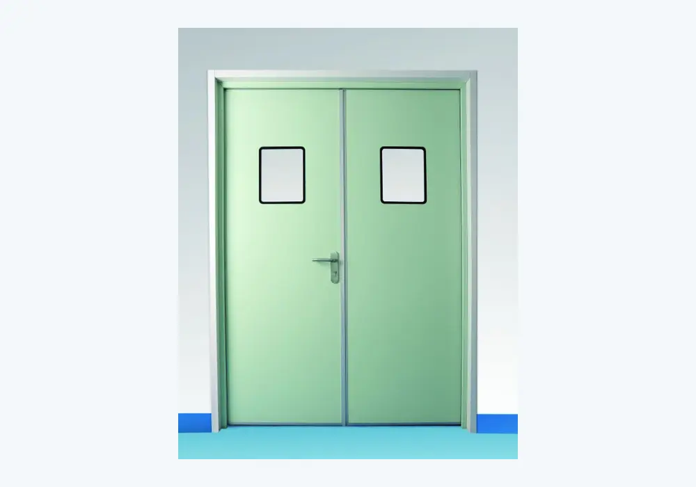 Steel clean door
